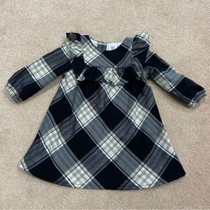 Carter’s Argyle Print Long Sleeve Dress